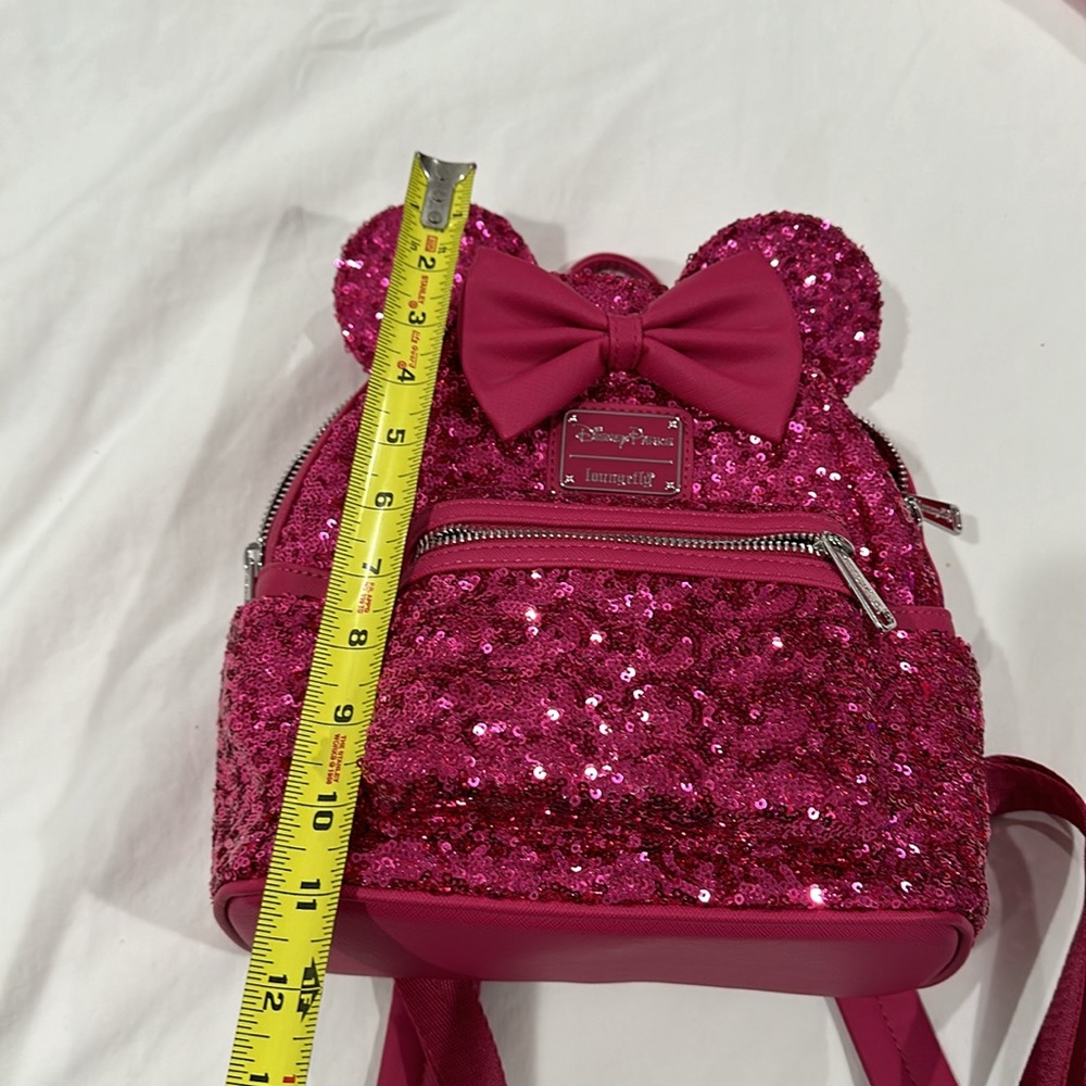 Disney Minnie Sequin Mini Backpack - image 6